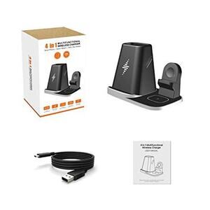 4 in 1 Wireless Charger & Pen Holder for iPhone Apple Watch AirPods NEW